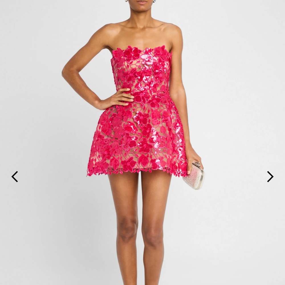 Retrofete Alira Pink Sequin Dress